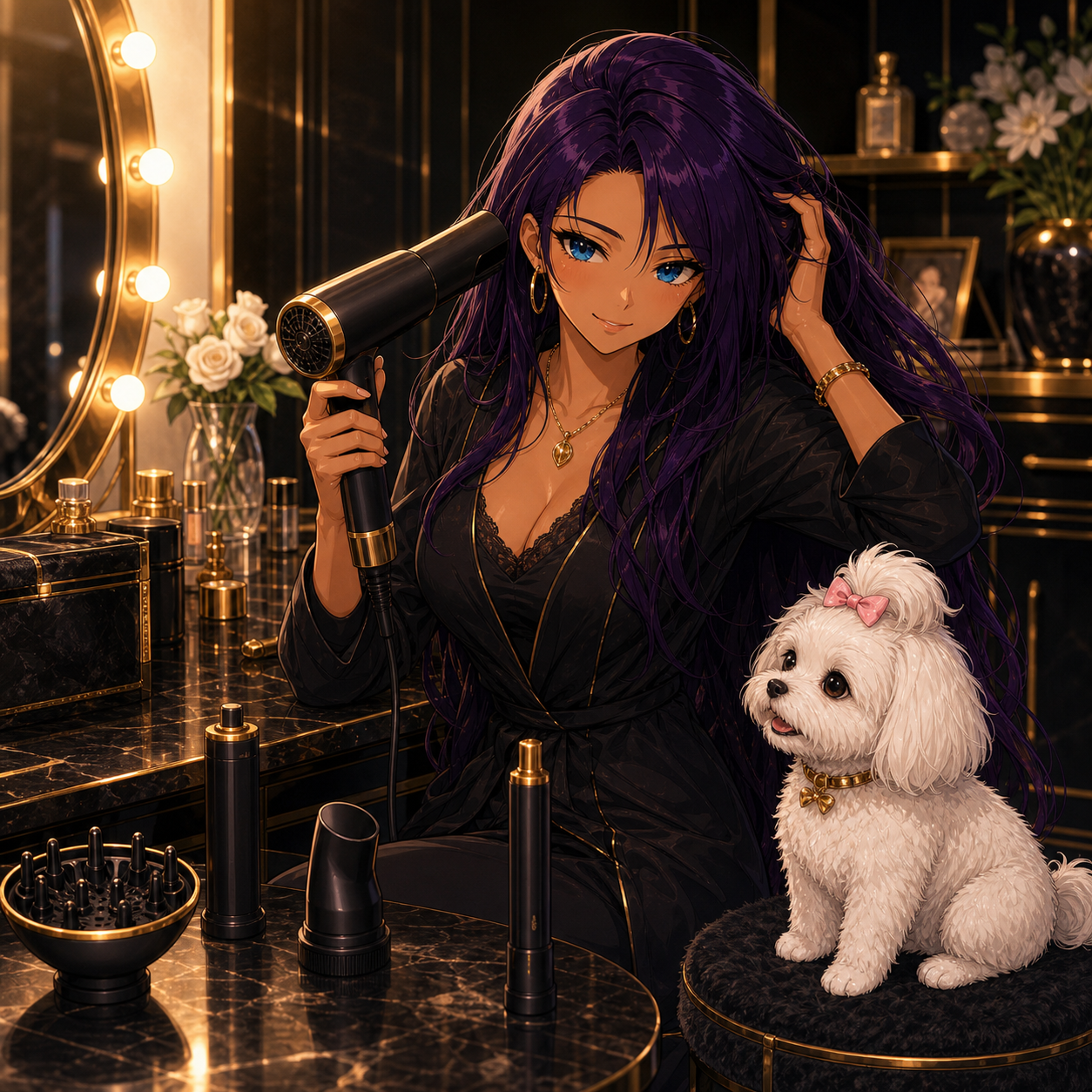 Dominando la Red cinematic image for L'ANGE HAIR Rival Heat Shield Heat Protectant
