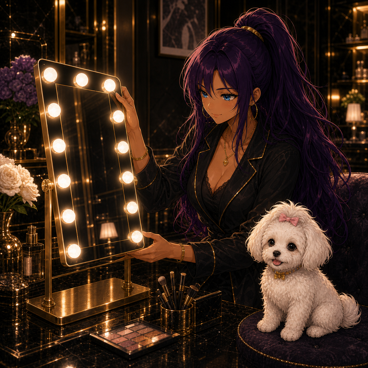 Dominando la Red cinematic image for FENCHILIN Lighted Makeup Mirror
