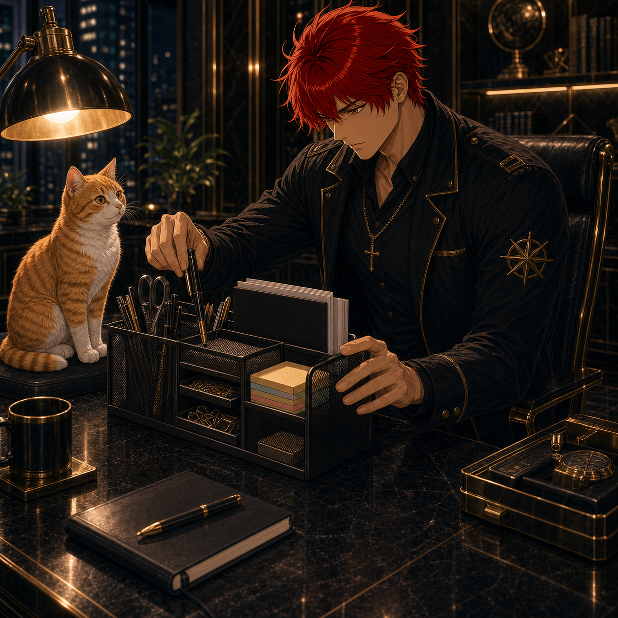 Dominando la Red cinematic image for SimpleHouseware Mesh Desk Organizer