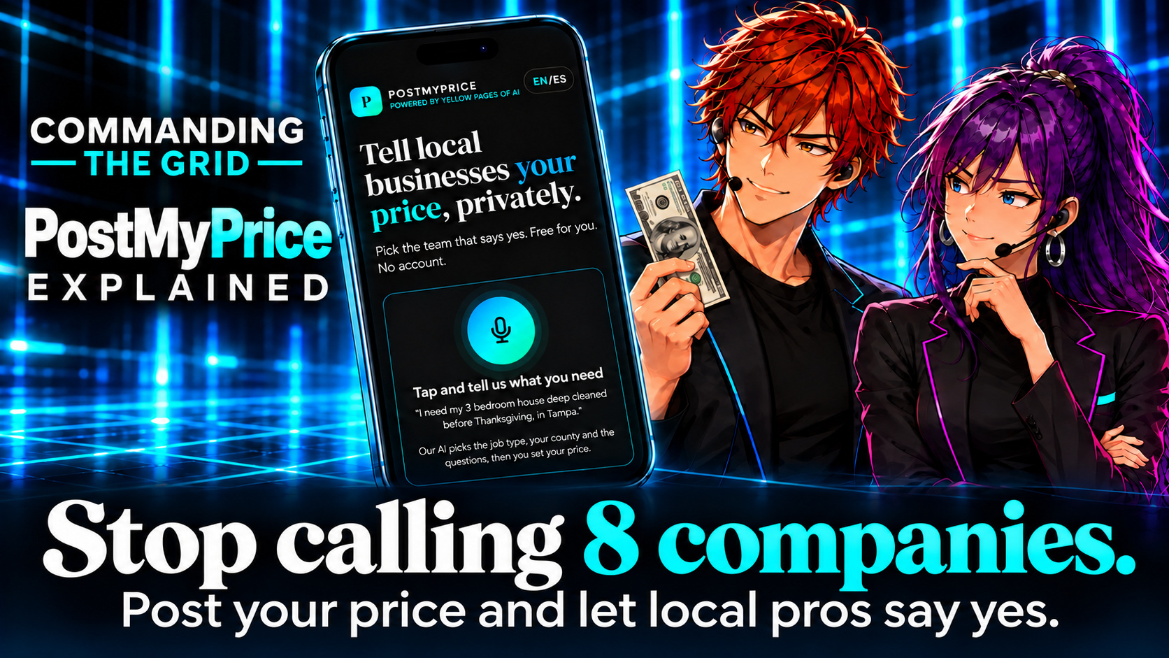 Portada aprobada de la presentación de PostMyPrice